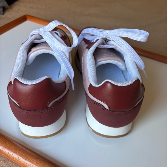 Calvin Klein Burgundy and White Sneakers - Picture 3 of 8